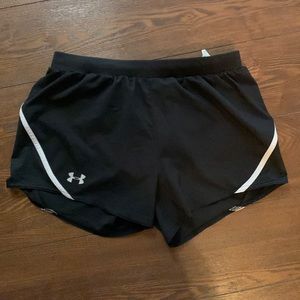 Under Armour Black Running Shorts Size Medium